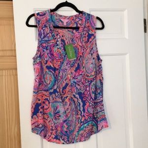 Stacey top drop me a lime size large